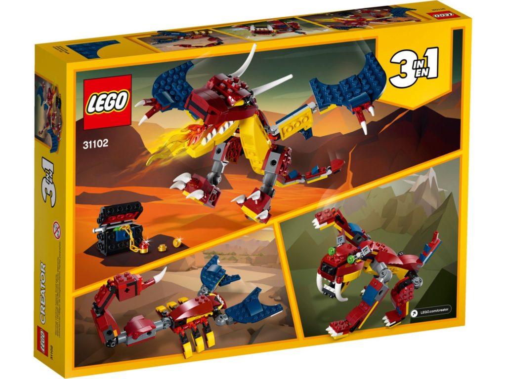 LEGO® Creator 3-in-1 31102 Feuerdrache | ©LEGO Gruppe