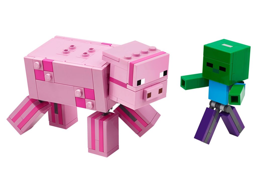 LEGO® Minecraft 21157 BigFig Pig with Baby Zombie | ©LEGO Gruppe