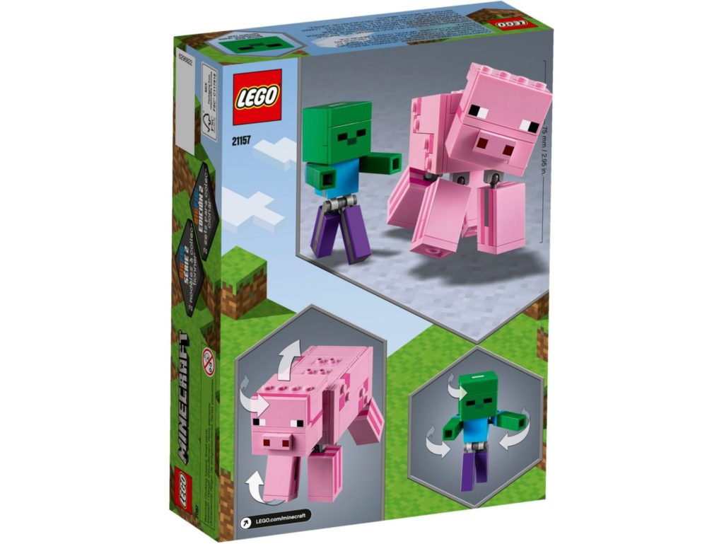 LEGO® Minecraft 21157 BigFig Pig with Baby Zombie | ©LEGO Gruppe