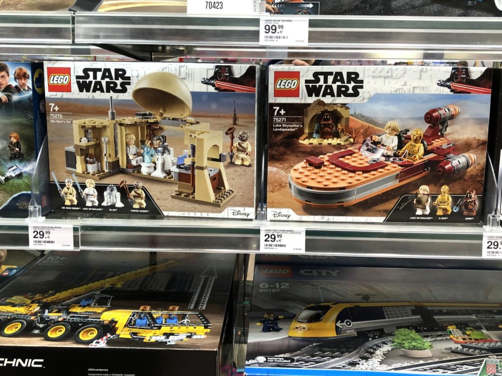 LEGO Star Wars und LEGO Technic Neuheiten 1. Halbjahr 2020 im Regal | ©2019 Brickzeit
