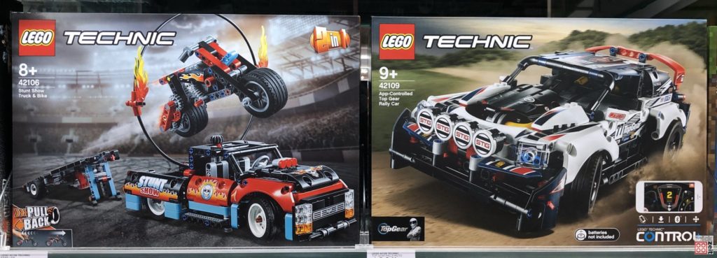 LEGO Technic Neuheiten 1. Halbjahr 2020 im Regal | ©2019 Brickzeit
