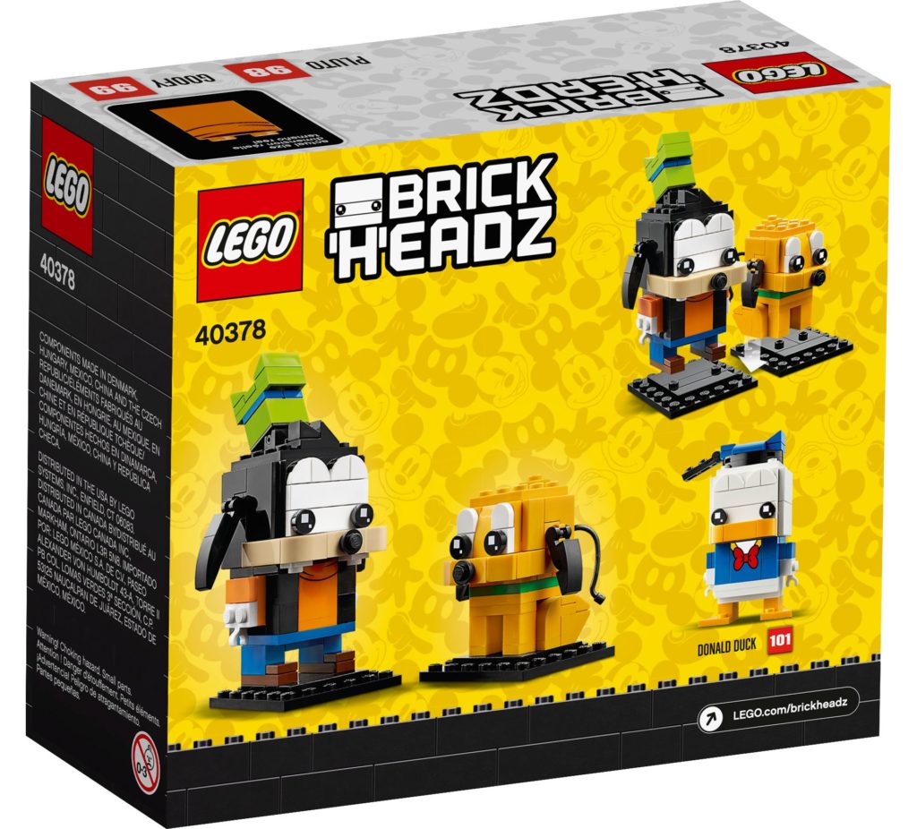 LEGO® Brickheadz 40378 Goofy und Pluto | ©LEGO Gruppe