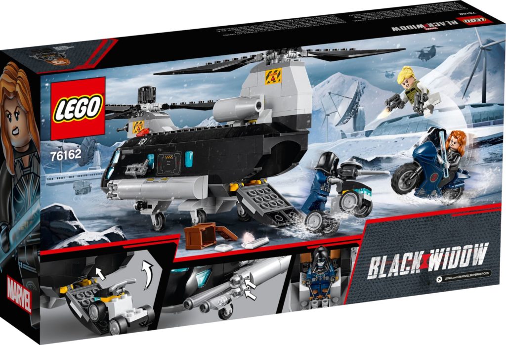 LEGO Marvel 76162 Black Widows Hubschrauber-Verfolgungsjagd | ©2020 LEGO Gruppe