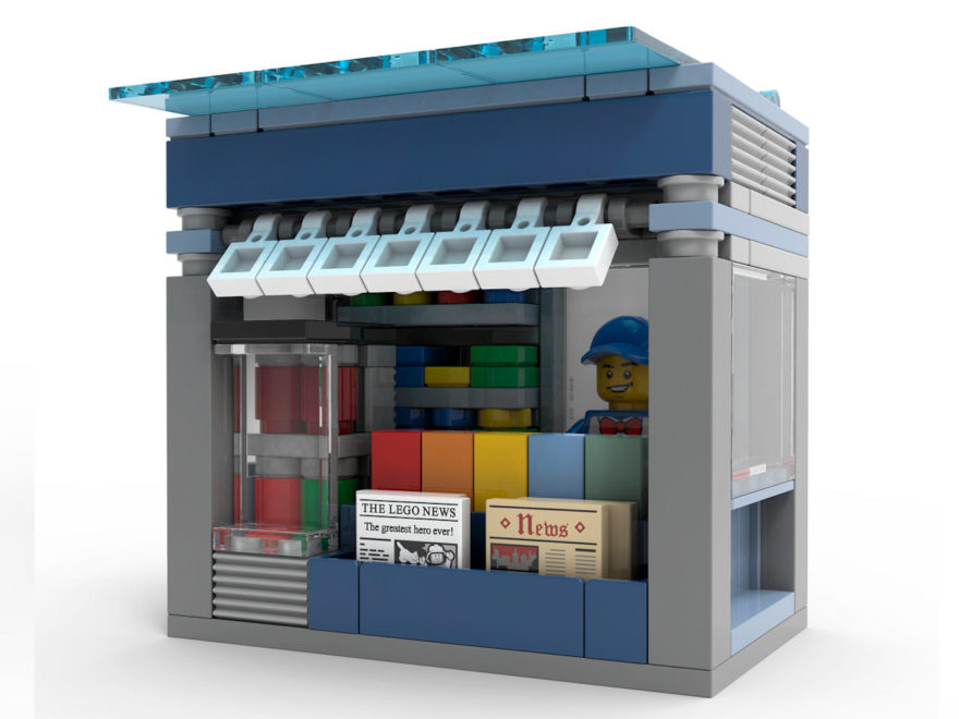 LEGO Zeitungskiosk Bauaktion 09.01.2020 | ©LEGO Gruppe