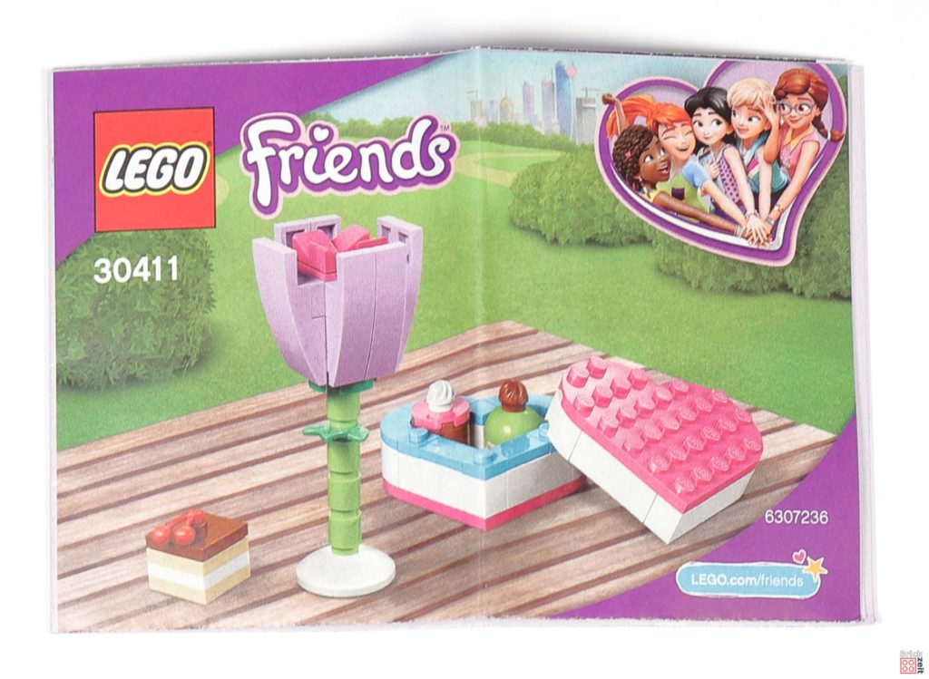 LEGO® Friends 30411 Pralinenschachtel & Blume - Polybag, Anleitung | ©2020 Brickzeit