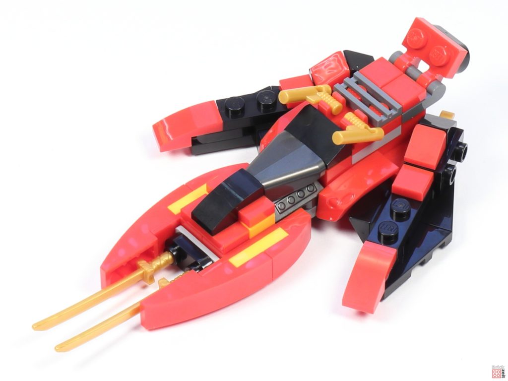 LEGO® Ninjago 30536 Mini Kai Fighter, fertig 01 | ©2020 Brickzeit