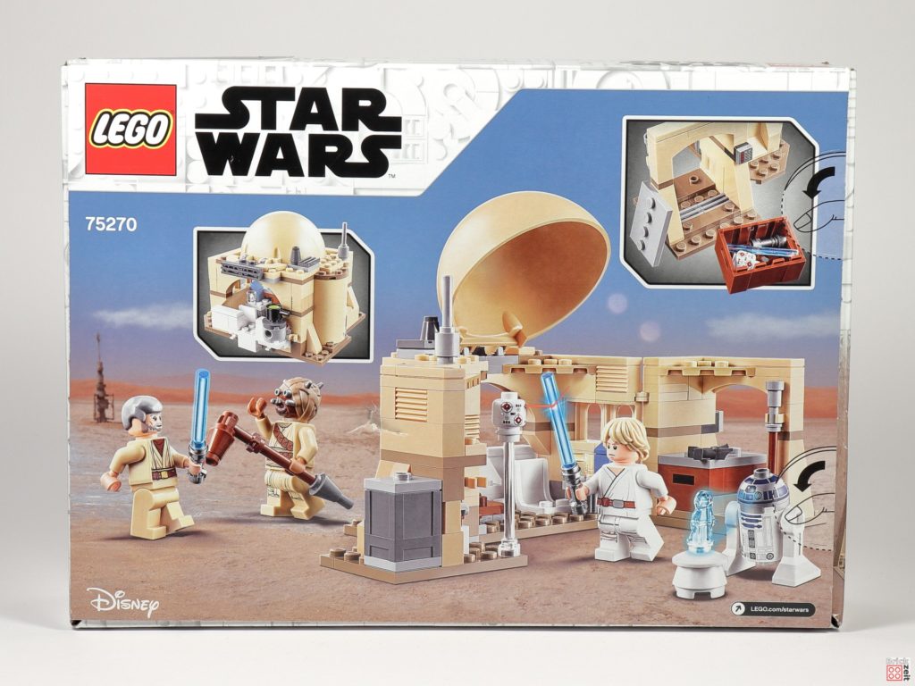 LEGO® Star Wars™ 75270 Obi Wans Hütte - Packung, Rückseite | ©2020 Brickzeit