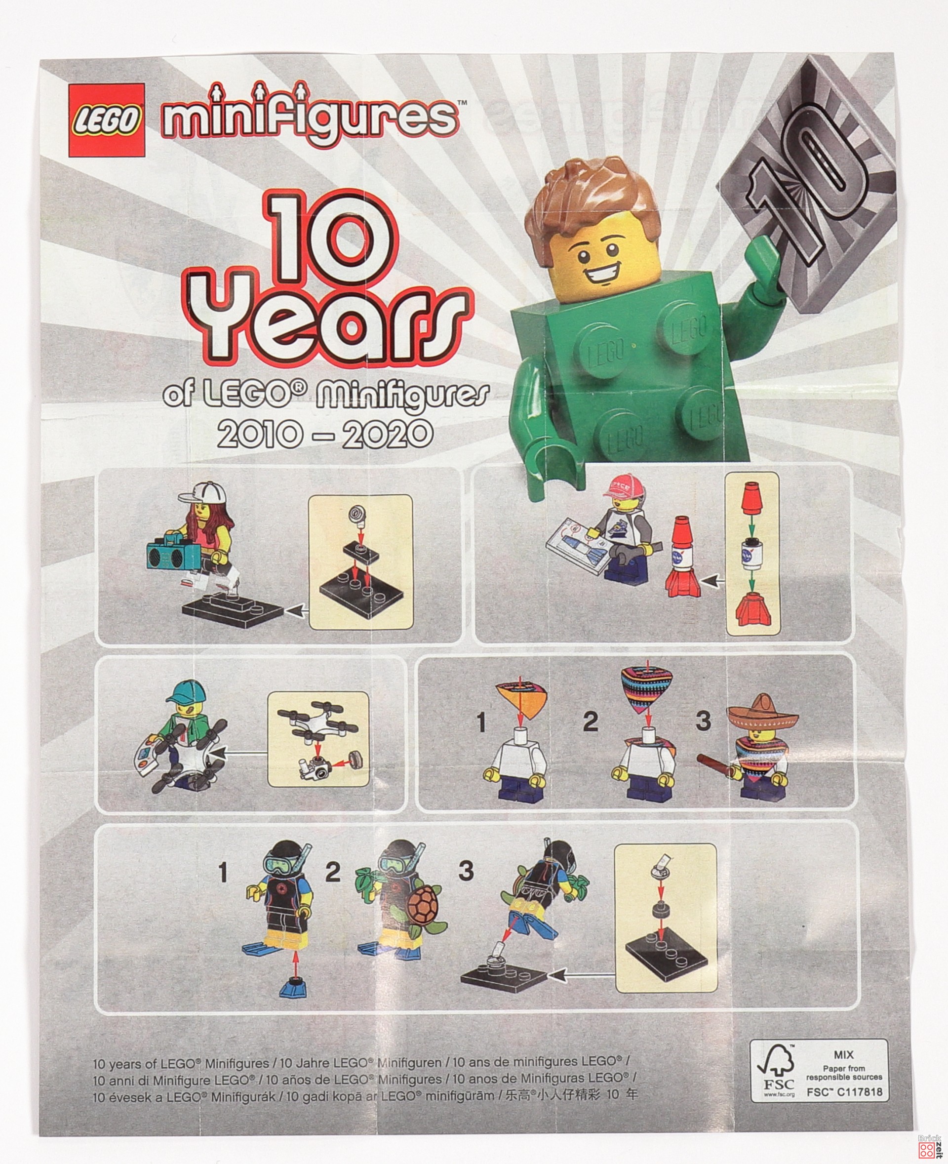 Erbse Leichtathletin Lego 71027 Minifiguren Serie 20 Wikinger Pinata Junge 