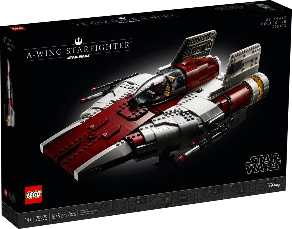 LEGO Star Wars 75275 UCS A-Wing - Packung, Vorderseite | ©LEGO Gruppe
