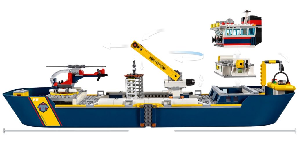 LEGO City 60266 Meeresforschungsschiff | ©LEGO Gruppe