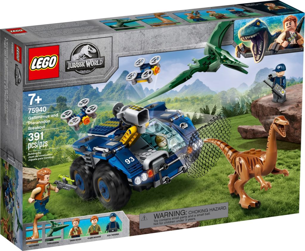 LEGO Jurassic World 75940 Ausbruch von Gallimimus und Pteranodon | ©LEGO Gruppe