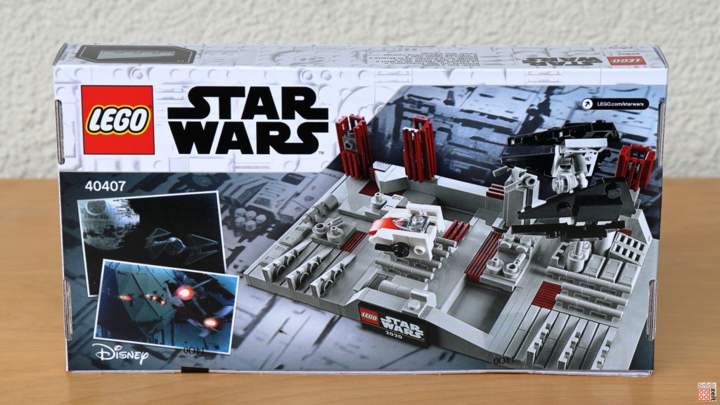 LEGO Star Wars 40407 Schlacht um den zweiten Todesstern - Packung, Rückseite | ©2020 Brickzeit