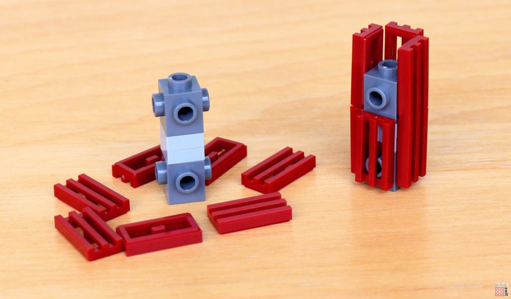 LEGO Star Wars 40407 - Zwei weitere Türme werden vorbereitet | ©2020 Brickzeit