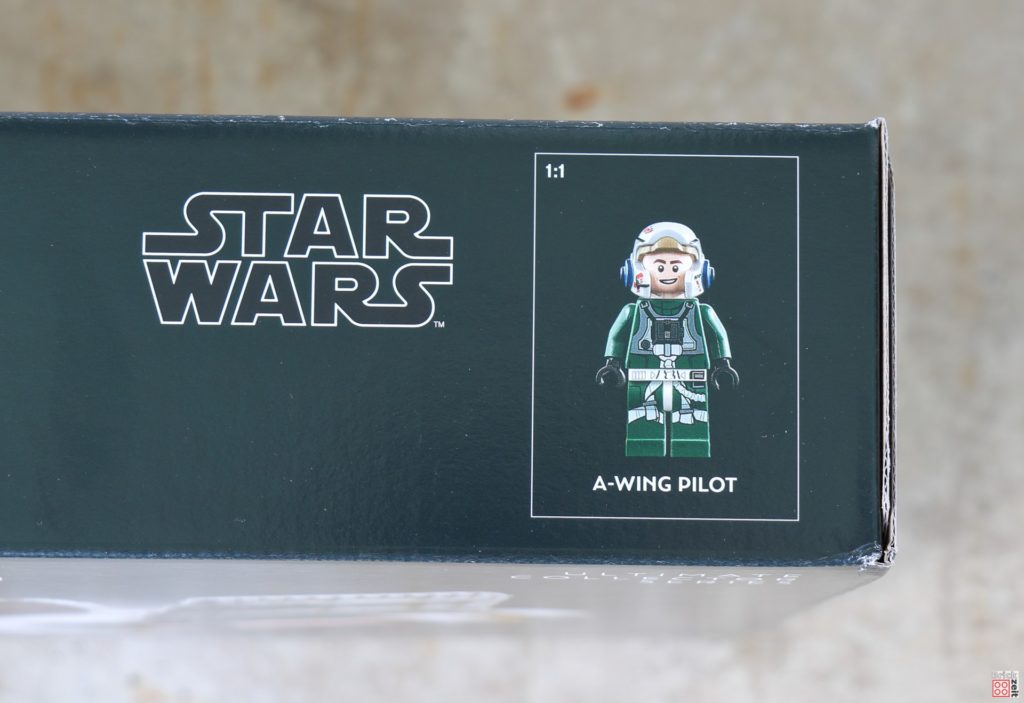 LEGO Star Wars 75275 UCS A-Wing - Packung, Minifigur | ©2020 Brickzeit