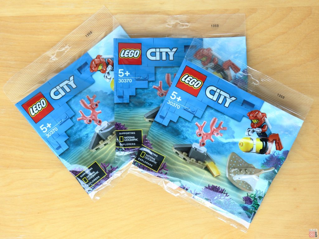 Gewinnt eines dieser LEGO City 30370 Tiefseetaucher Polybags | ©Brickzeit