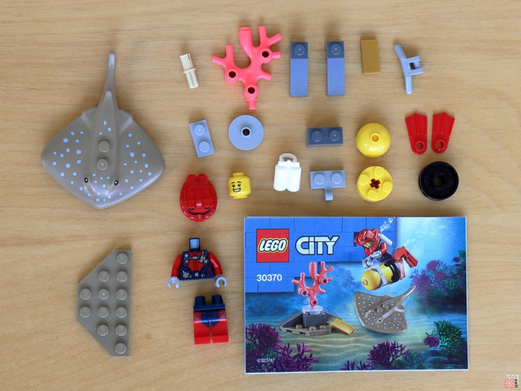 LEGO City 30370 Tiefseetaucher Polybag Inhalt | ©Brickzeit