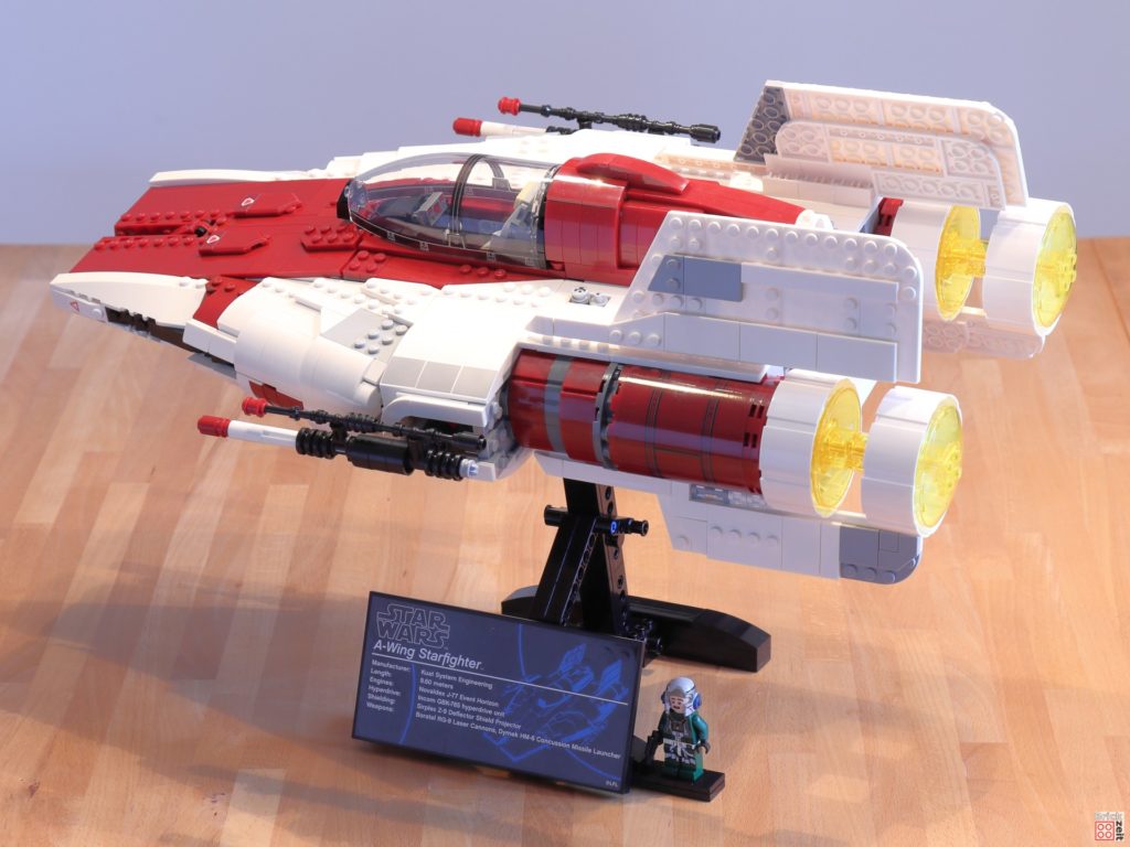 LEGO Star Wars 75275 UCS A-Wing, Baster nach vorne | ©2020 Brickzeit