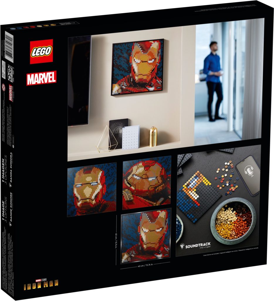 LEGO Art 31199 Marvel Studios Iron Man - Kunstbild