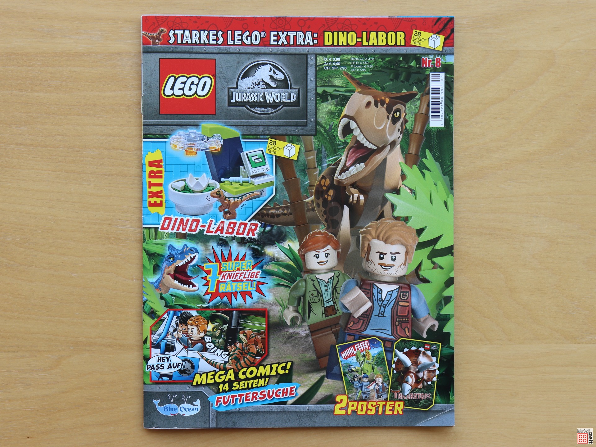 Mit Dino Labor 11A9 Wow Lego Magazin Nr 8 