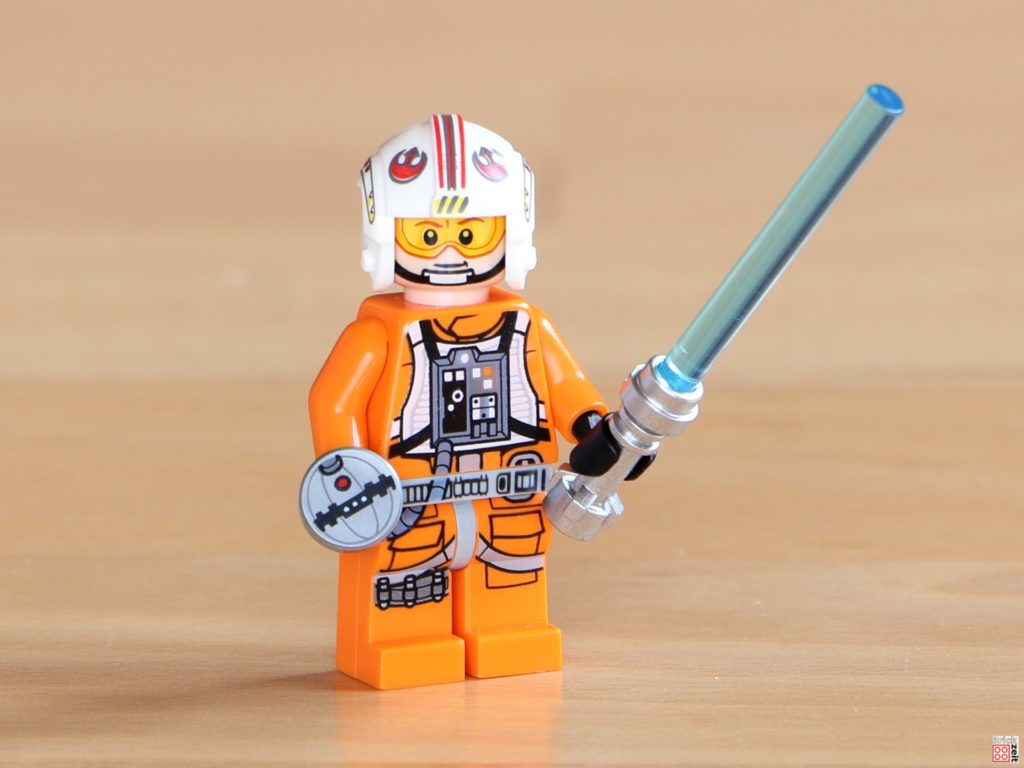 LEGO 75288 Luke Skywalker im Piloten-Outfit mit Lichtschwert und Thermaldetonator | ©Brickzeit