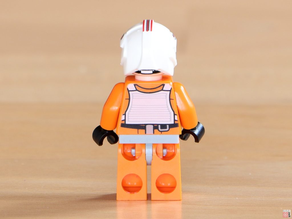 Rückseite von LEGO Luke Skywalker im Piloten-Outfit | ©Brickzeit