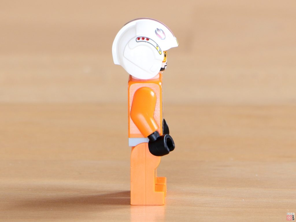Rechte Seite von LEGO Luke Skywalker im Piloten-Outfit | ©Brickzeit