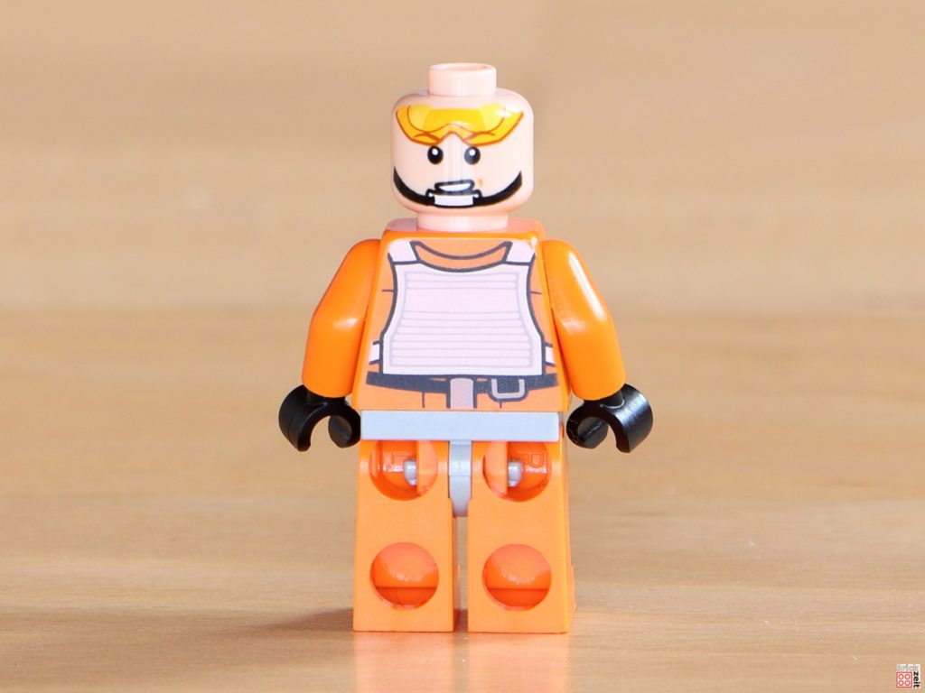 Rückseite von LEGO Luke Skywalker ohne Helm | ©Brickzeit