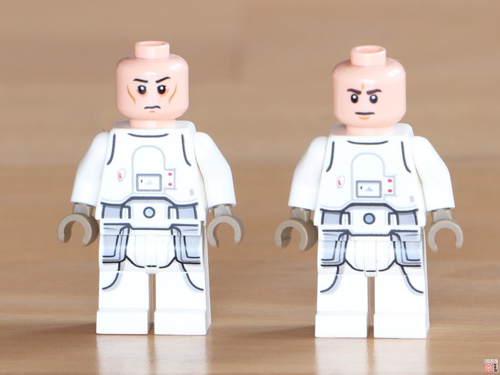LEGO Snowtrooper mit unterschiedlichen Gesichtern | ©Brickzeit
