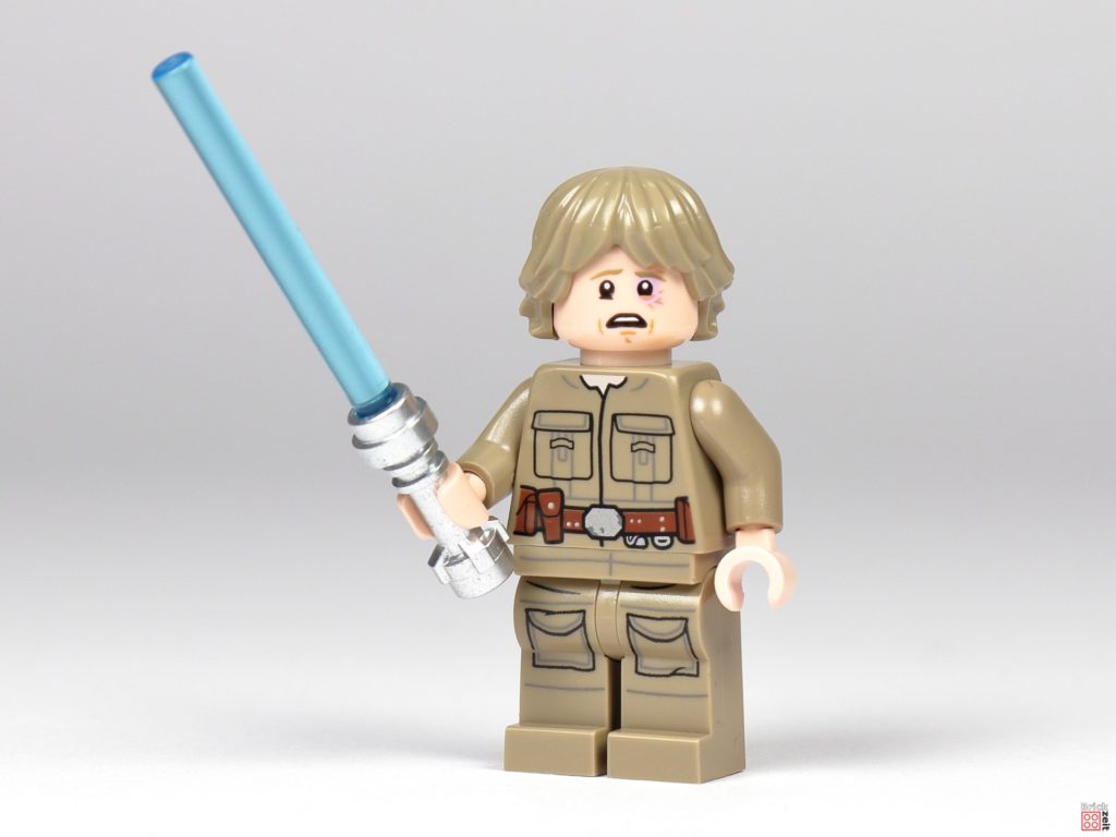 Bespin Luke Skywalker mit Lichtschwert und blauem Auge | ©Brickzeit