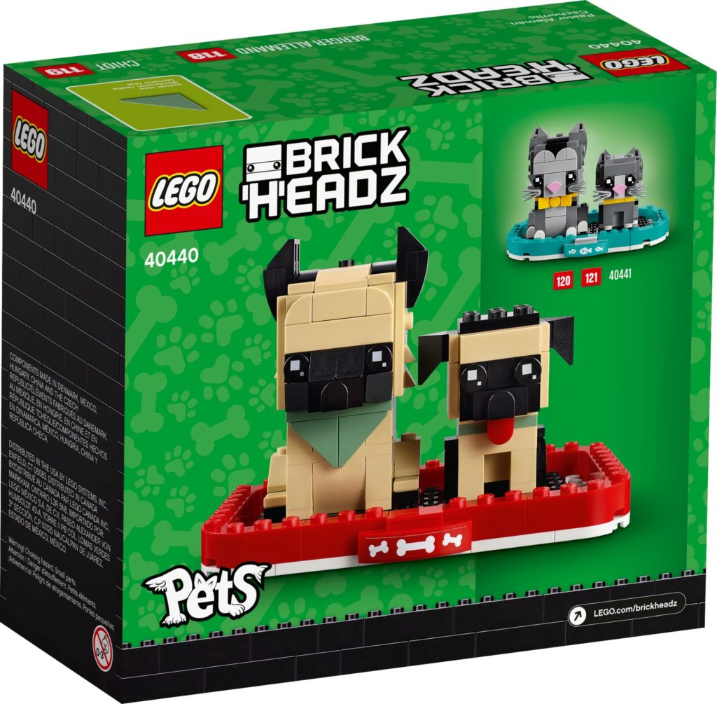 LEGO Brickheadz 40440 Deutscher Schäferhund | ©LEGO Gruppe