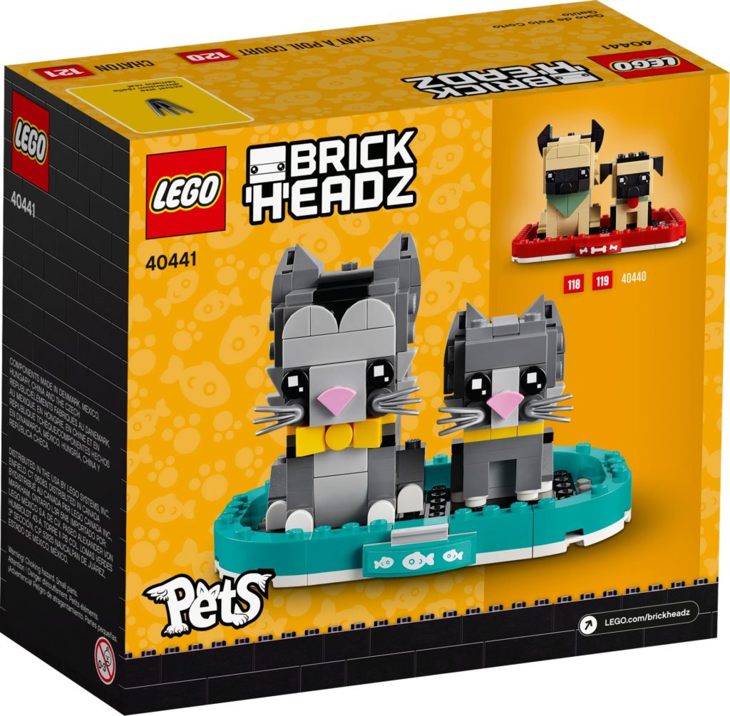 LEGO Brickheadz 40441 Kurzhaarkatzen | ©LEGO Gruppe