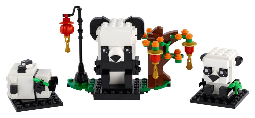 LEGO Brickheadz 40466 Pandas fürs chinesische Neujahrsfest | ©LEGO Gruppe