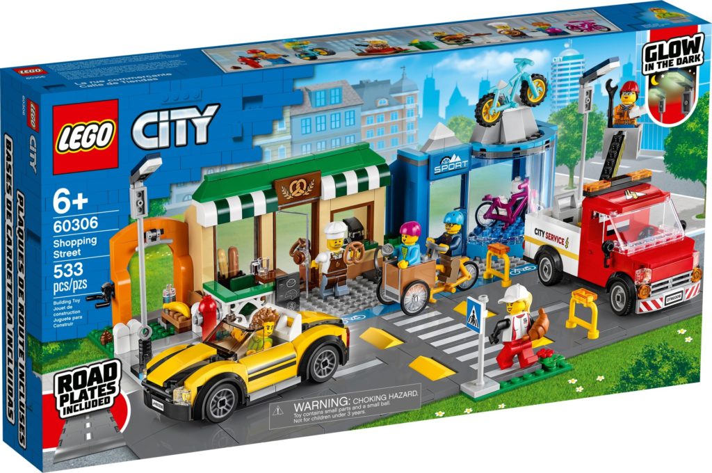 LEGO City 60306 Einkaufsstraße mit Geschäften | ©LEGO Gruppe