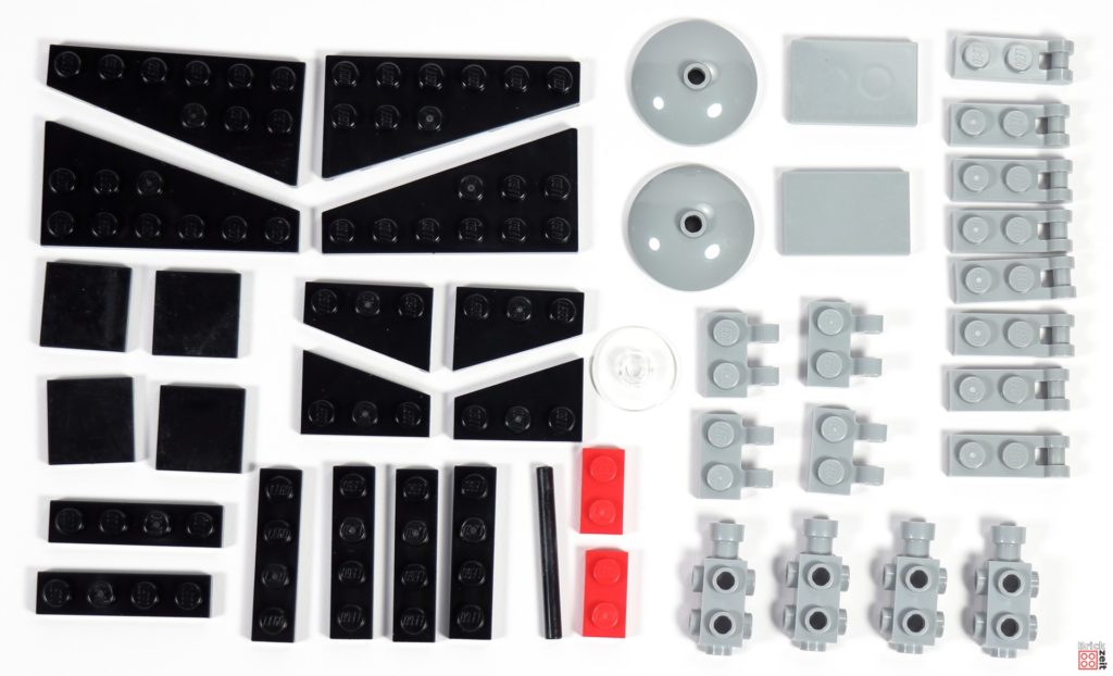 LEGO Star Wars TIE-Interceptor Polybag (912067), Einzelteile | ©Brickzeit