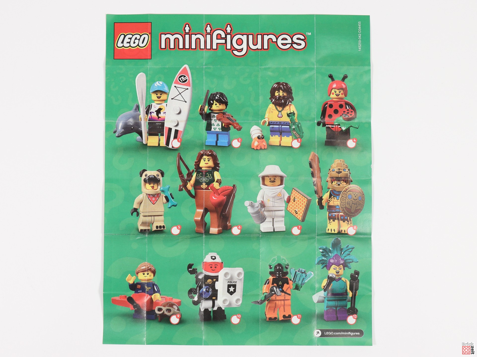 Lego® Minifiguren Sammel Serie 11 Nr.4  BPZ und Platte Neu 