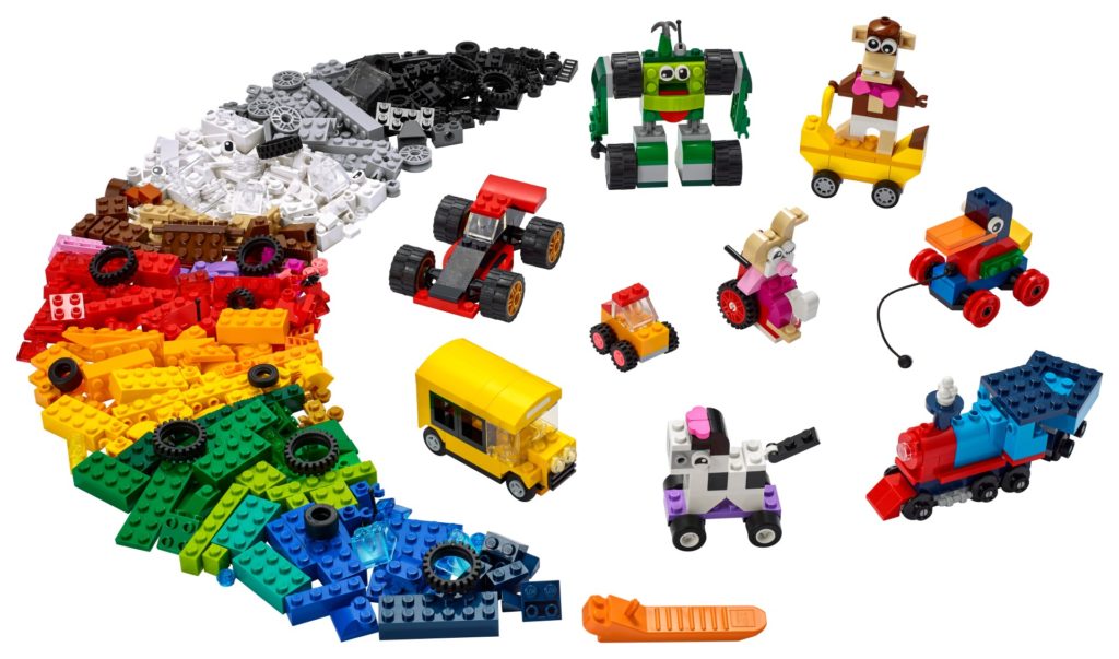 LEGO Classic 11014 Steinebox mit Rädern | ©LEGO Gruppe