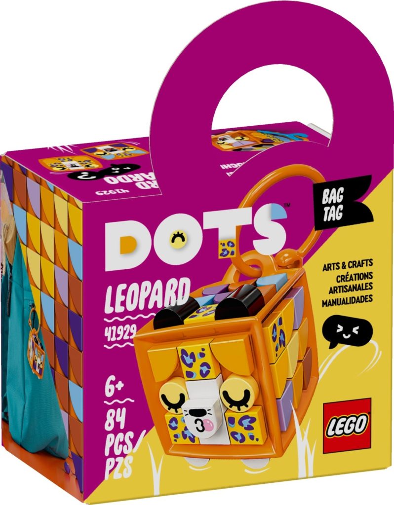 LEGO DOTS 41929 Taschenanhänger Leopard | ©LEGO Gruppe