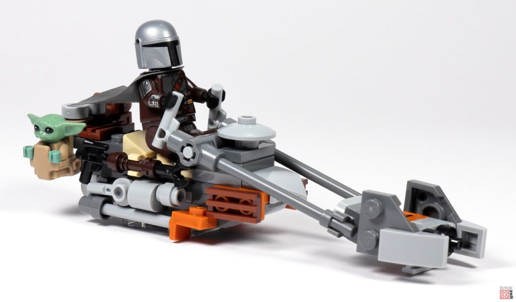 LEGO Star Wars 75299 - Beskar-Mando und Baby Yoda auf dem Speederbike | ©Brickzeit