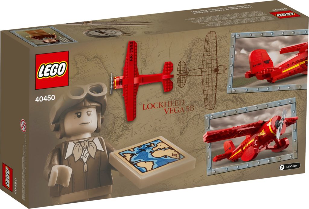 LEGO 40450 Hommage an Amelia Earhart | ©LEGO Gruppe