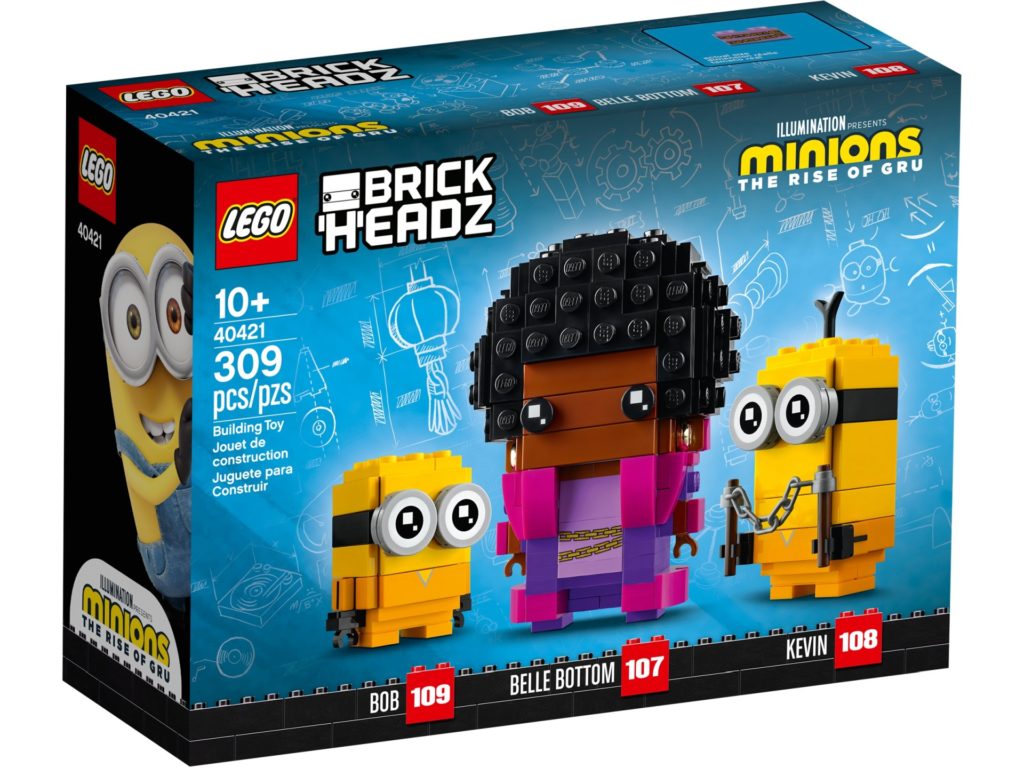 LEGO Brickheadz 40421 Belle Bottom, Kevin & Bob
