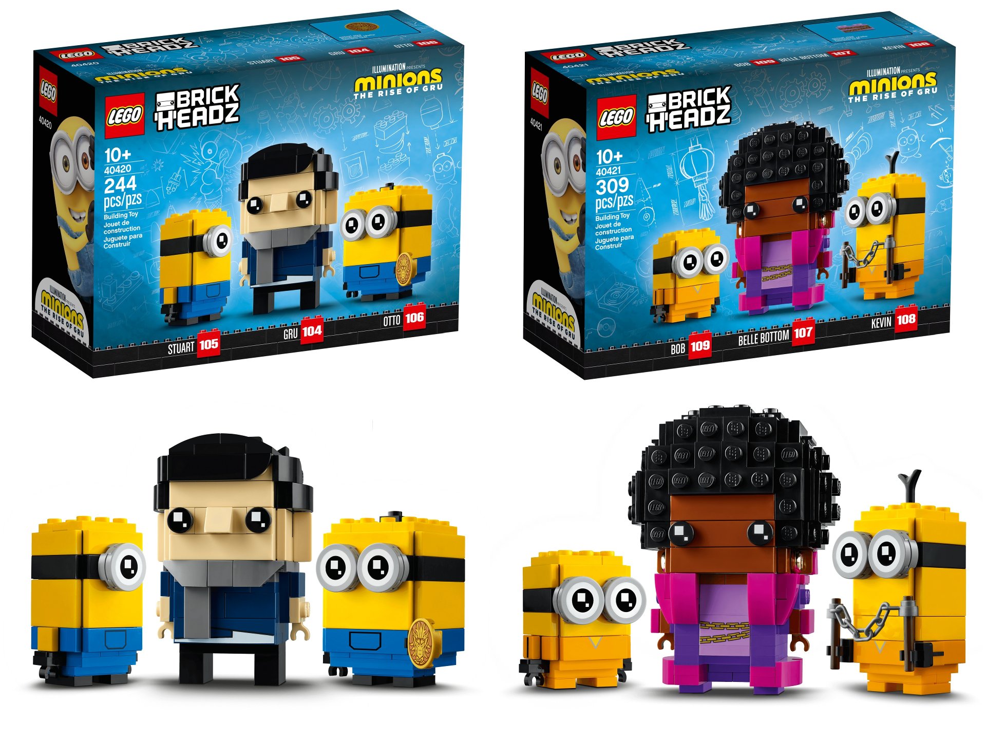 lego minions brickheadz