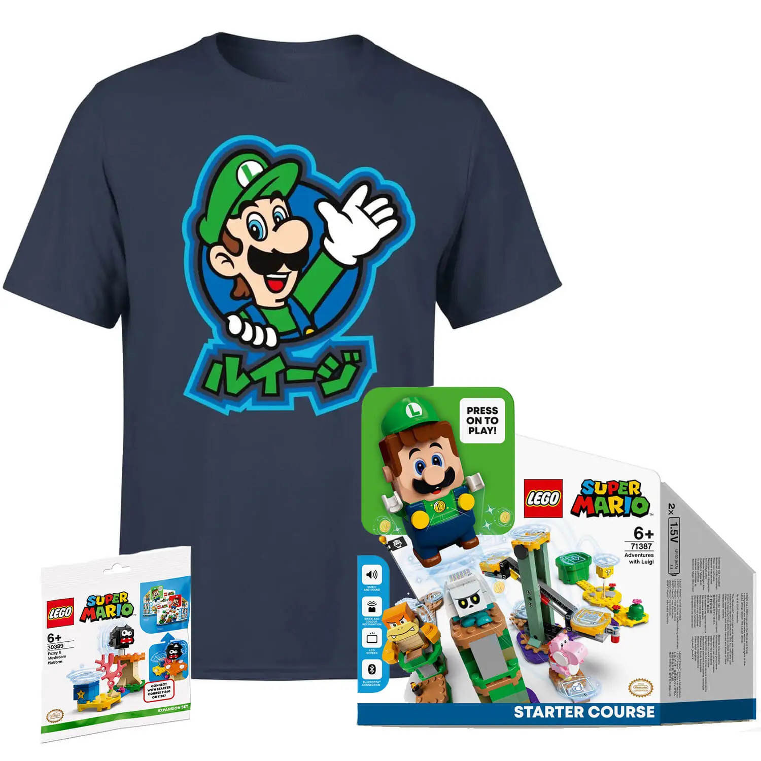 mit jetzt - Starterset Luigi vorbestellbar Super - - Brickzeit Mario Abenteuer LEGO 71387