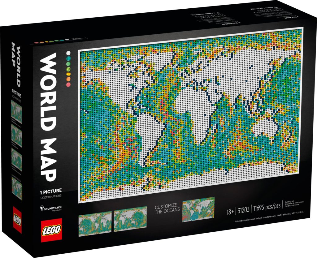 LEGO Art 31203 Weltkarte | ©LEGO Gruppe