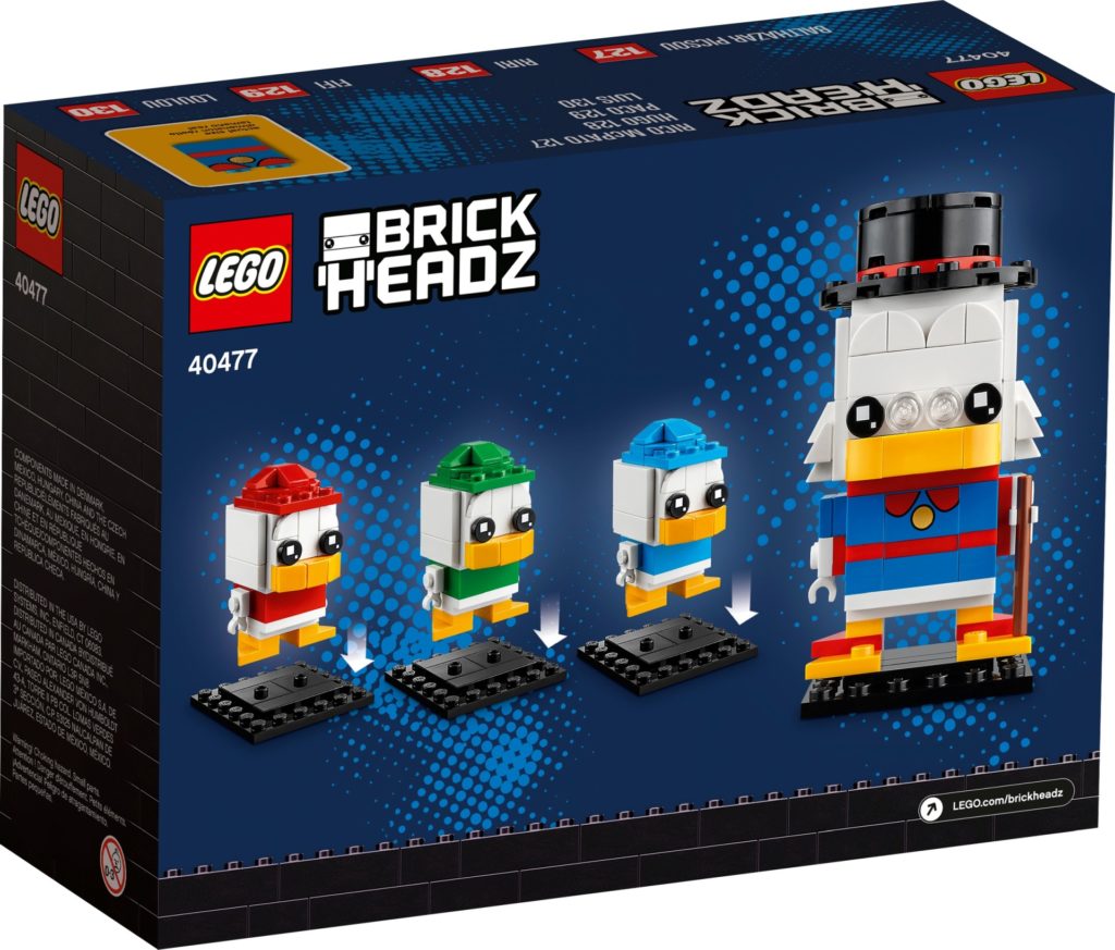 LEGO Brickheadz 40477 Dagobert Duck, Tick, Trick & Track | ©LEGO Gruppe