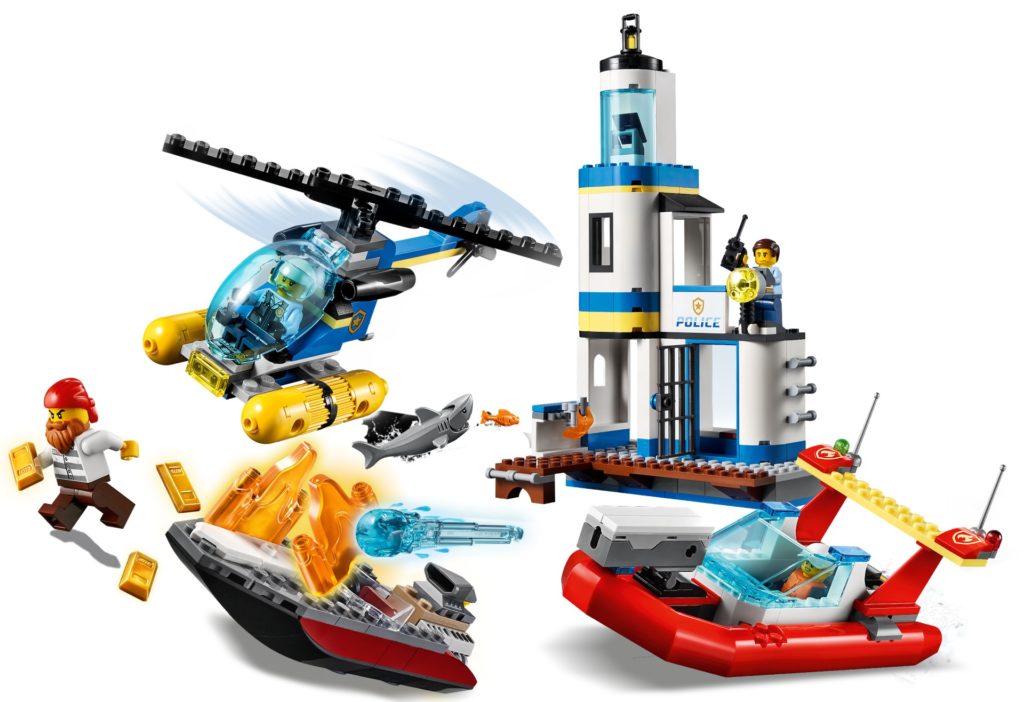 LEGO City 60308 Polizei und Feuerwehr im Küsteneinsatz | ©LEGO Gruppe