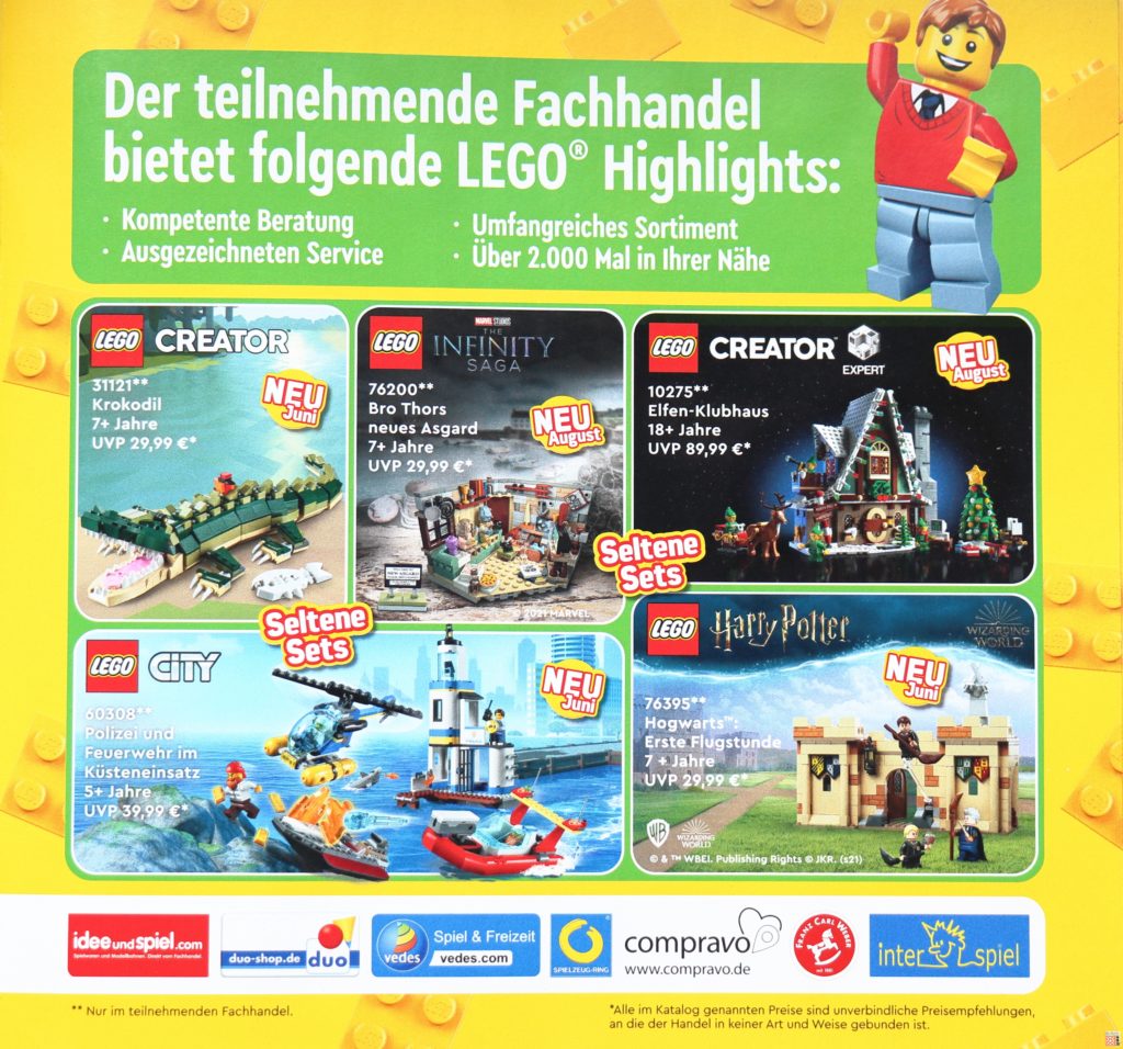 LEGO Katalog - Sets bei ausgewählten Händlern