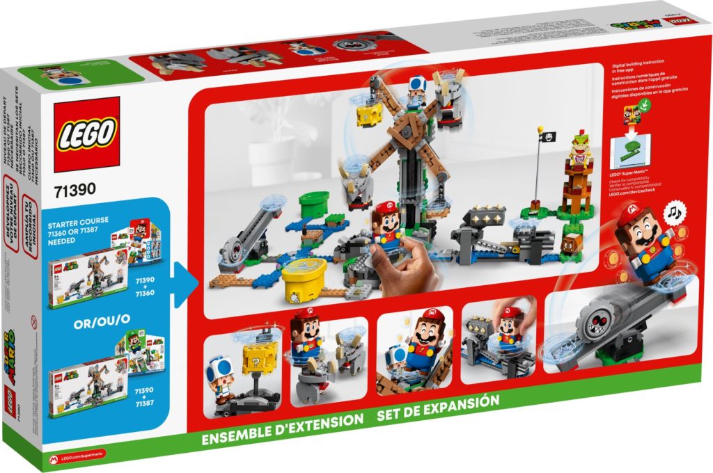 LEGO Super Mario 71390 Reznors Absturz – Erweiterungsset | ©LEGO Gruppe