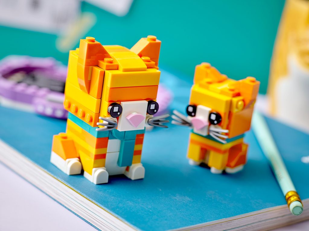 LEGO Brickheadz 40480 Rot getigerte Katze | ©LEGO Gruppe