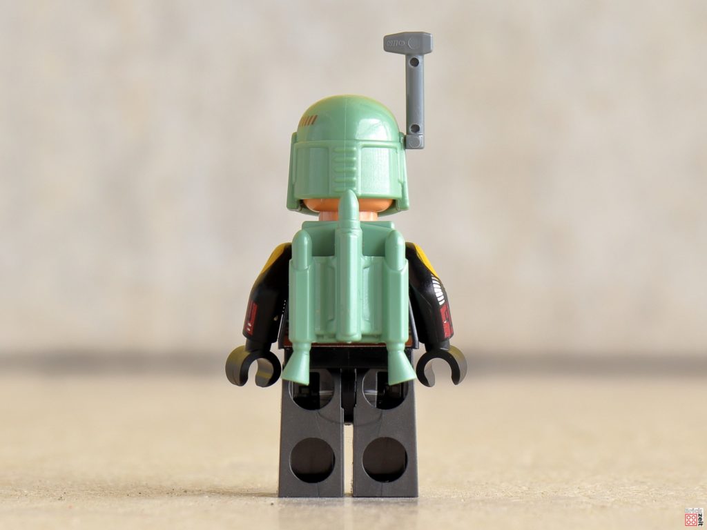LEGO Boba Fett in ausgebesserter Rüstung, Rückseite | Brickzeit
