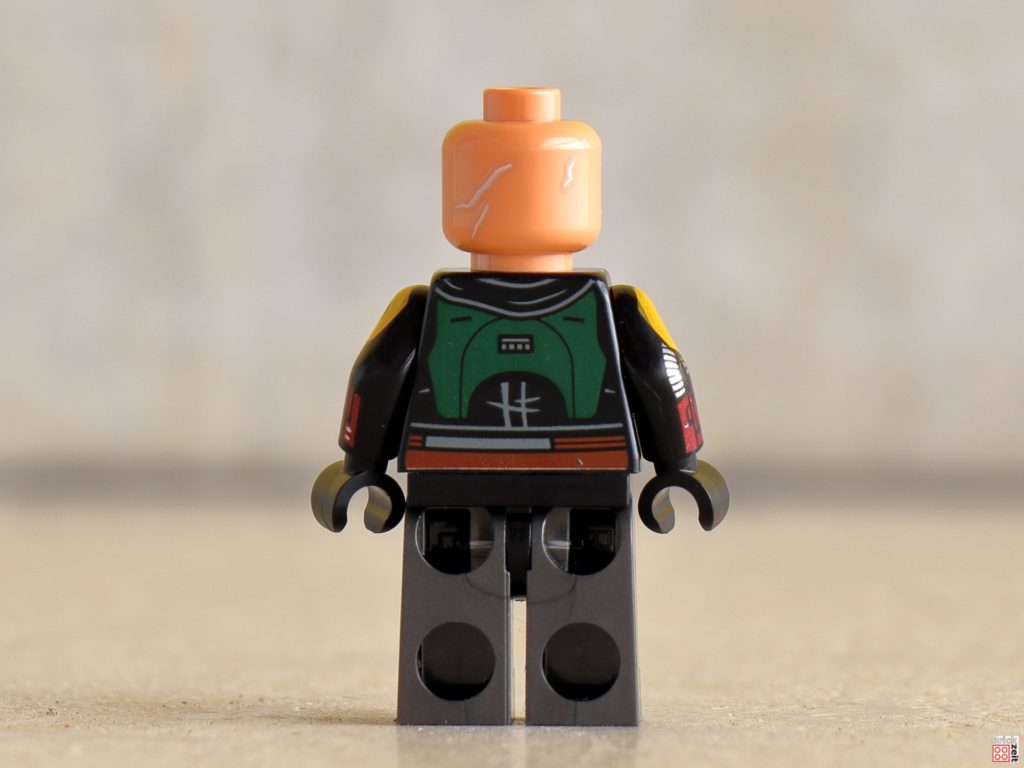 LEGO Boba Fett ohne Zubehör, Rückseite | ©Brickzeit